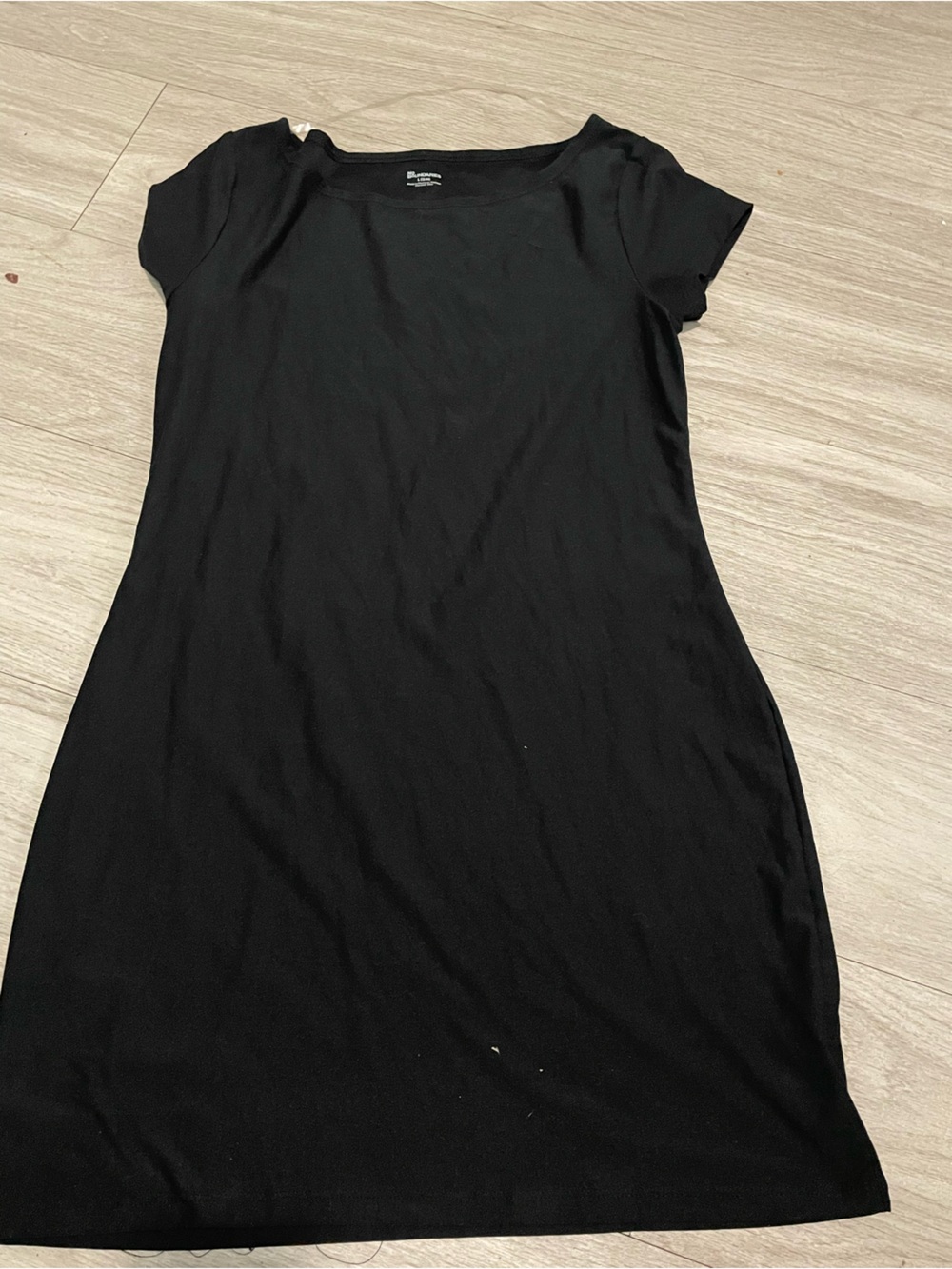 No Boundaries Black Short Sleeve Mini Dress